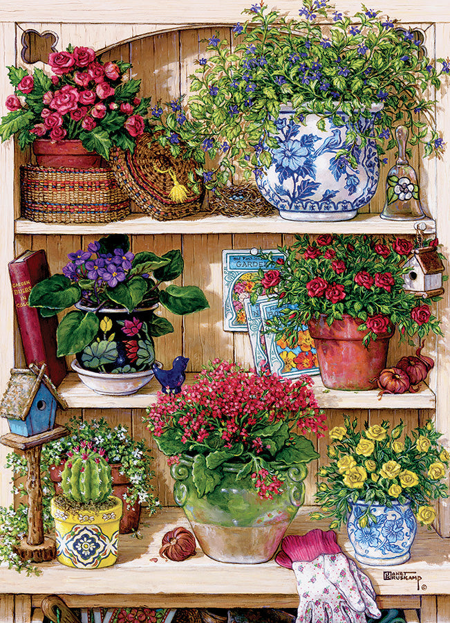 COBBLE HIL 500 PC FLOWER CUPBOARD