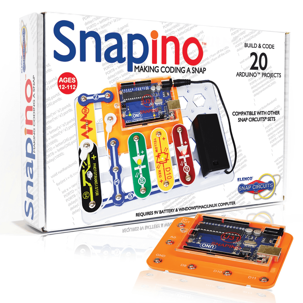 ELENCO SNAP CIRCUITS SNAPINO – Simply Wonderful Toys