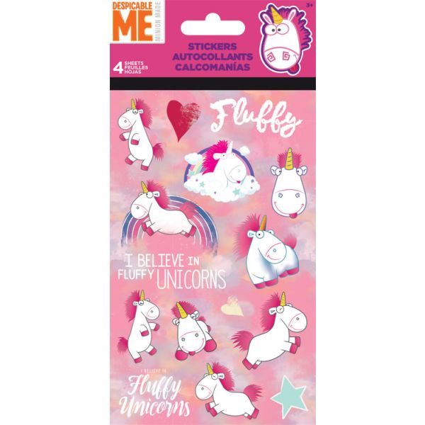STICKERS-4SHEET UNICORNTOPIA
