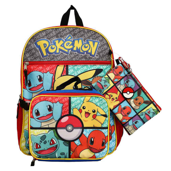 POKEMON 5-PC BACKPACK SET