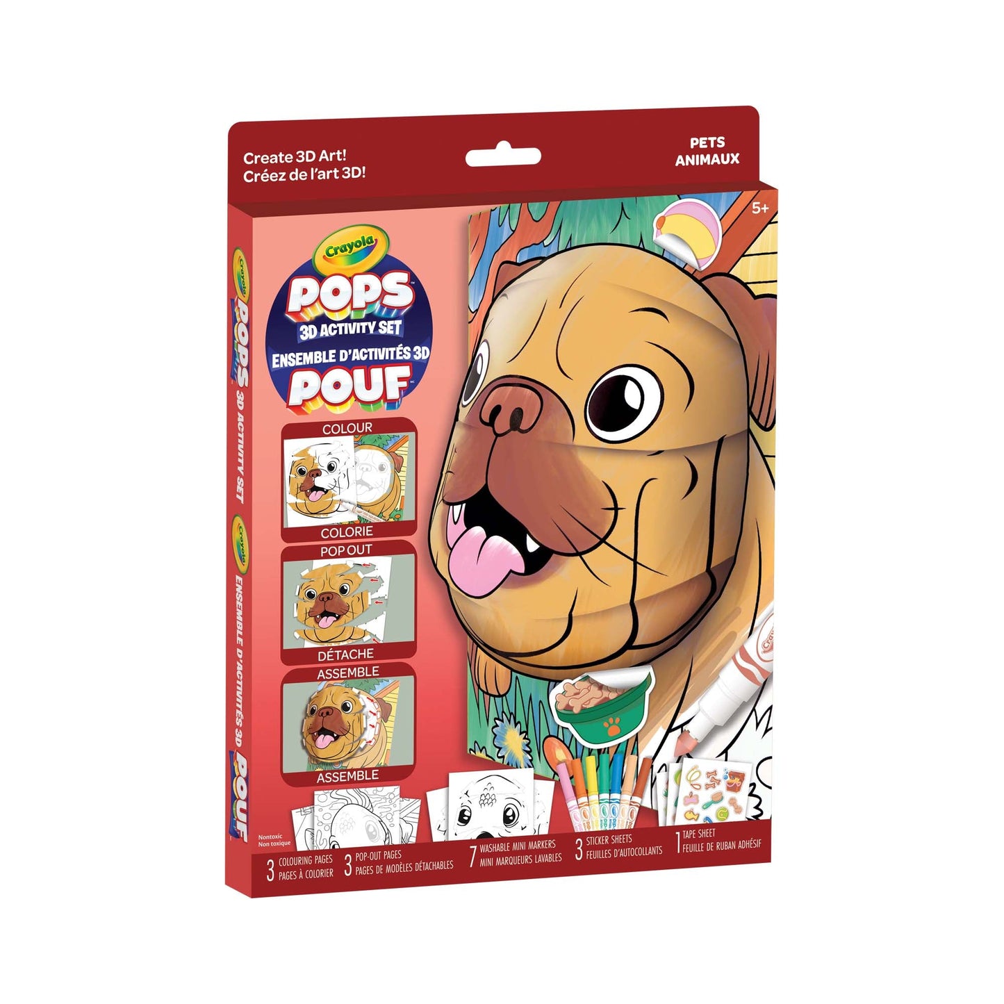 CRAYOLA POPS 3D ACTIVITY PETS