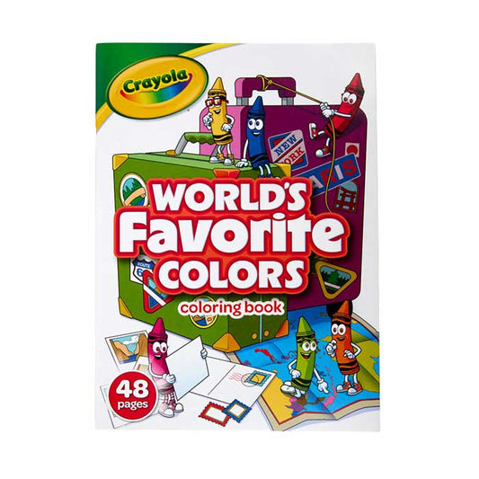 CRAYOLA COLOURING BOOK WORLD'S FAVOURITE COLOURS