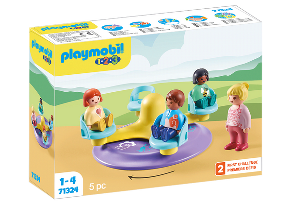 PLAYMOBIL 1.2.3. NUMBER MERRY-GO-ROUND