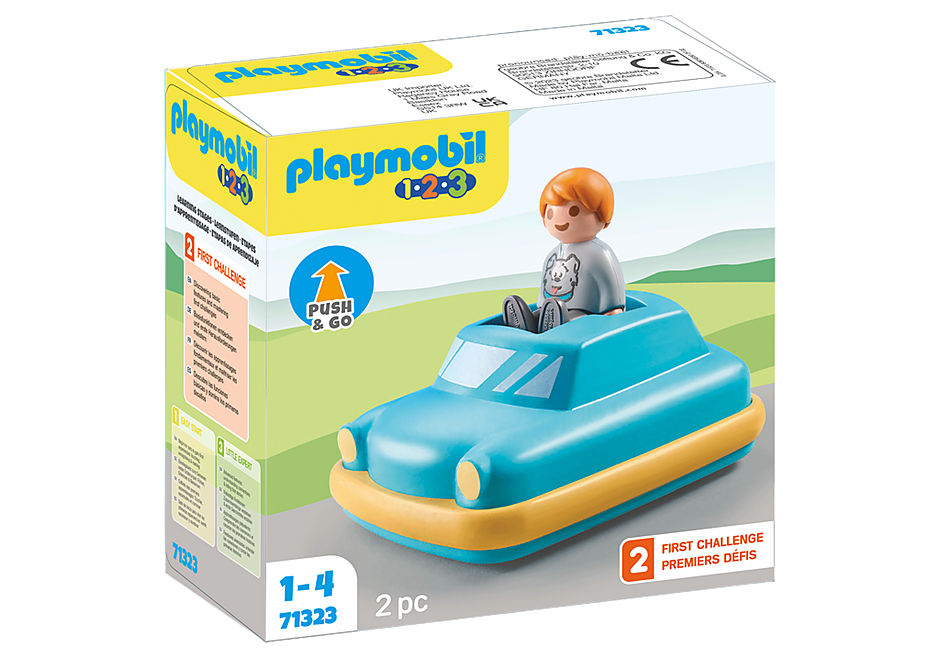 PLAYMOBIL 1.2.3. PUSH & GO CAR