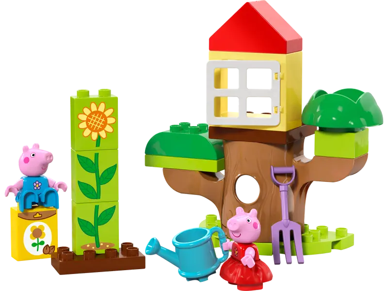 LEGO DUPLO PEPPA PIG GARDEN & TREE HOUSE