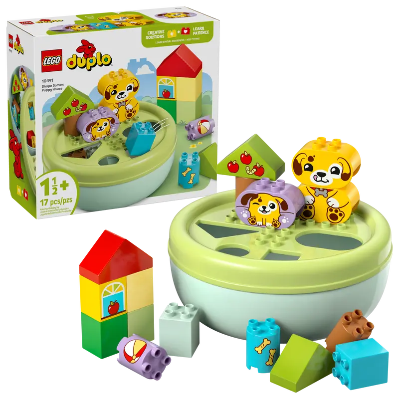 LEGO DUPLO SHAPE SORTER: PUPPY HOUSE