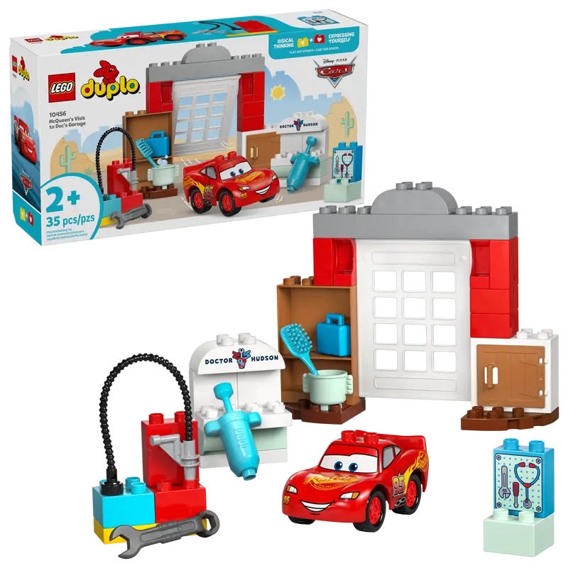 LEGO DUPLO MCQUEEN'S VISIT TO DOC'S GARAGE