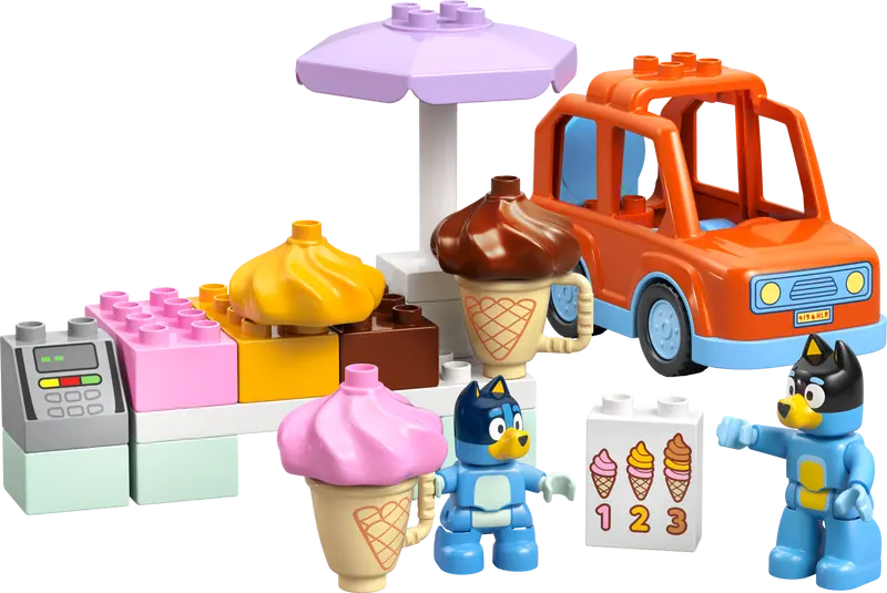 LEGO DUPLO ICE CREAM TRIP W/ BLUEY