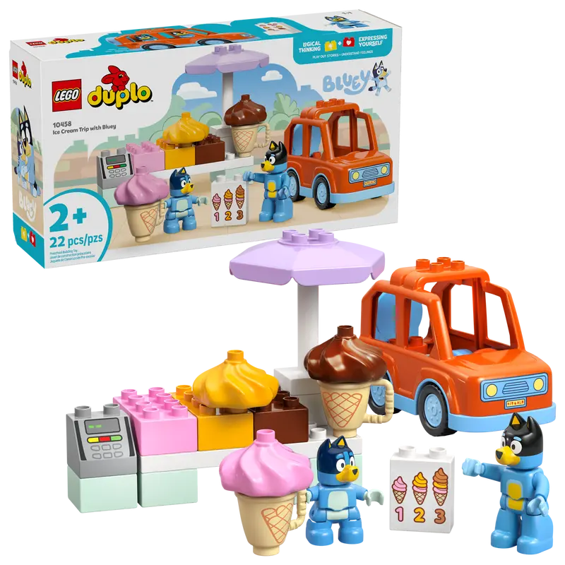 LEGO DUPLO ICE CREAM TRIP W/ BLUEY