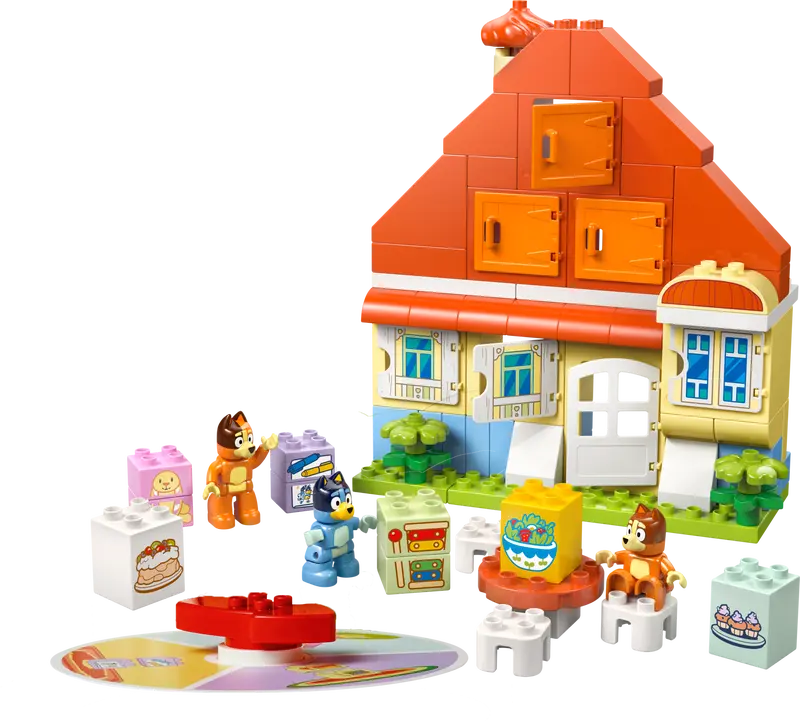 LEGO DUPLO BLUEY'S FAMILY HOUSE W/ MEMORY GAME