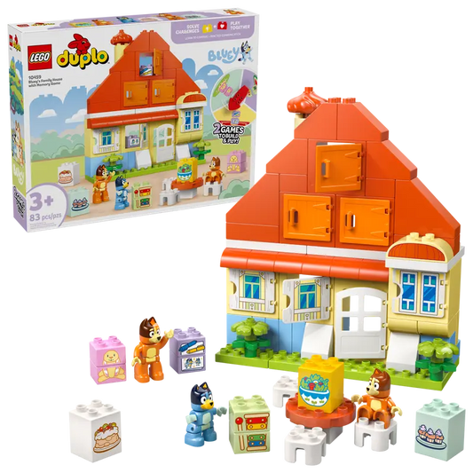 LEGO DUPLO BLUEY'S FAMILY HOUSE W/ MEMORY GAME