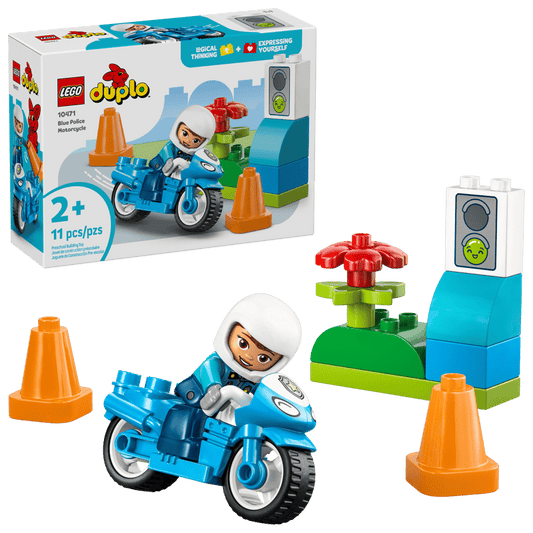 LEGO DUPLO BLUE POLICE MOTORCYCLE