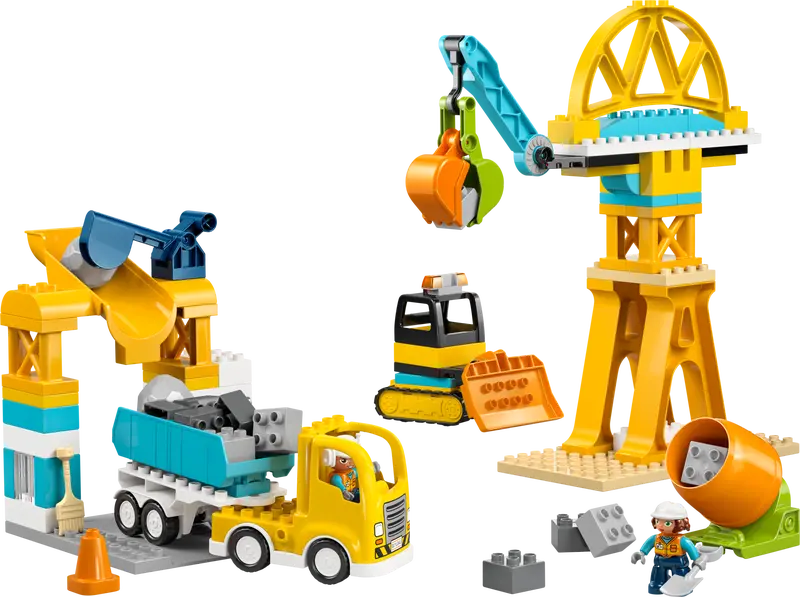 LEGO DUPLO 3 IN 1 CONSTRUCTION SITE AND VEHICLES