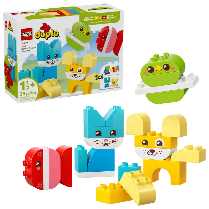 LEGO DUPLO 3 IN 1 CREATIVE CUTE PETS