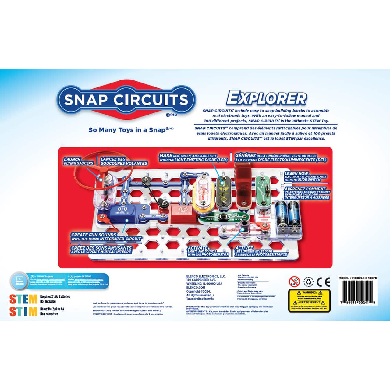 SNAP CIRCUITS JUNIOR 100 PROJECTS