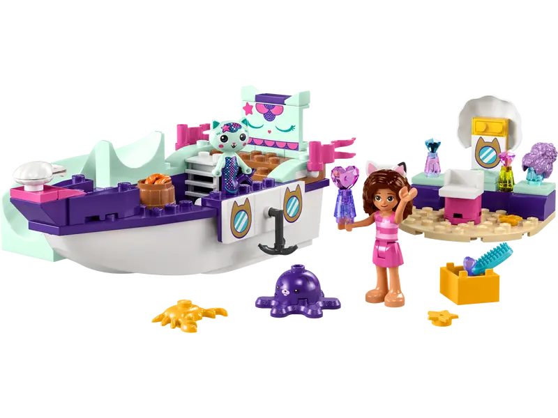 LEGO GABBY'S DOLLHOUSE GABBY & MERCAT'S SHIP & SPA