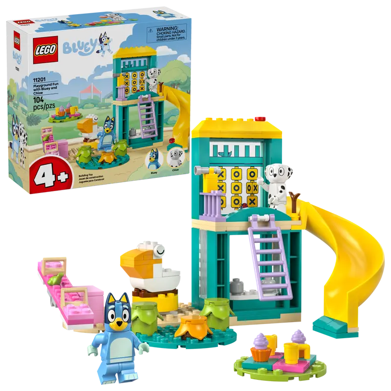 LEGO PLAYGROUND FUN W/ BLUEY & CHLOE