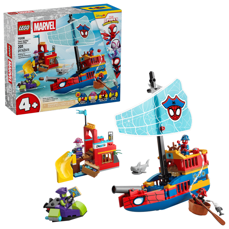 LEGO TEAM SPIDEY PIRATE SHIP