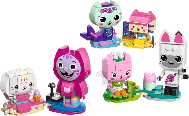 LEGO GABBY'S BRICK-BUILT CAT FRIENDS