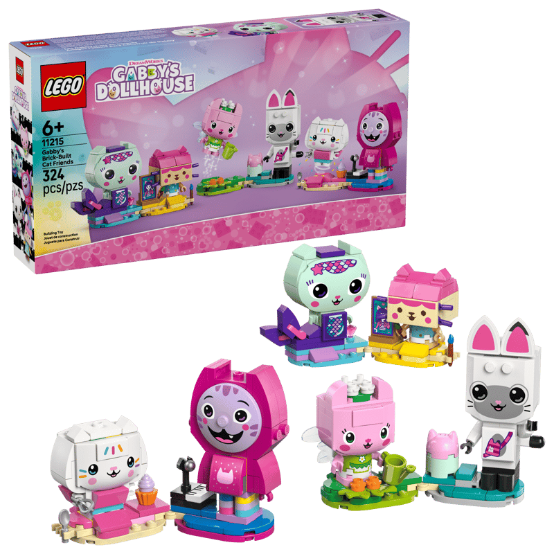LEGO GABBY'S BRICK-BUILT CAT FRIENDS