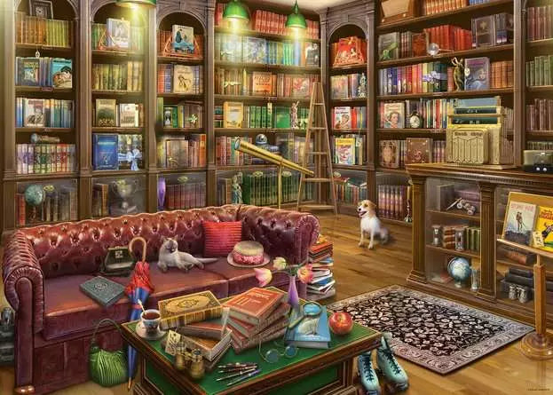 RAVENSBURGER 1000 PC THE READING ROOM