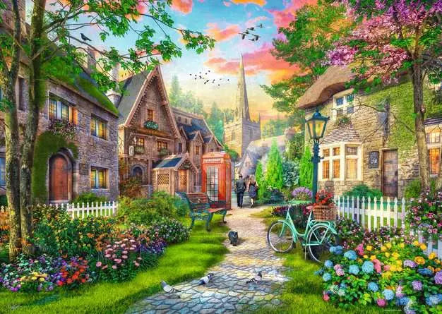 RAVENSBURGER 1000 PC CHURCH LANE