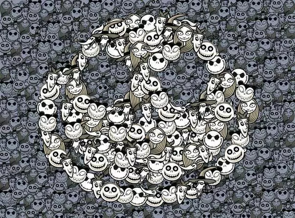 RAVENSBURGER 500 PC NIGHTMARE BEFORE CHRISTMAS KING OF FRIGHT