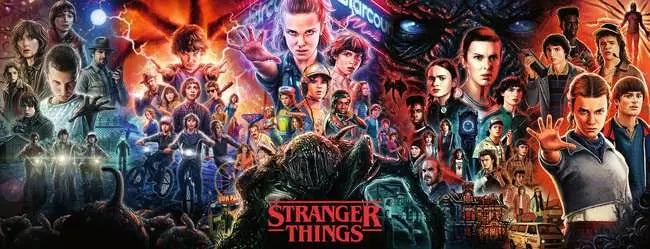 RAVENSBURGER 1000 PC STRANGER THINGS PANORAMIC