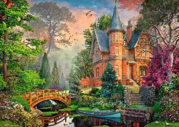 RAVENSBURGER 1000 PC TERRACOTTA MANSION