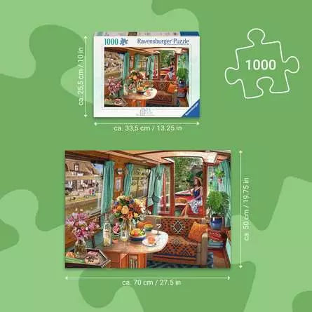 RAVENSBURGER 1000 PC CANAL BOAT