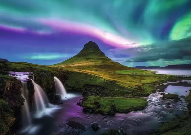 RAVENSBURGER 1000 PC AURORA OVER KIRKJUFELL