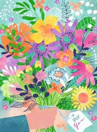 RAVENSBURGER 500 PC FLOWERS FOR YOU