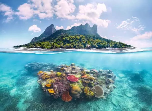 RAVENSBURGER 500 PC ISLAND WATERSCAPE
