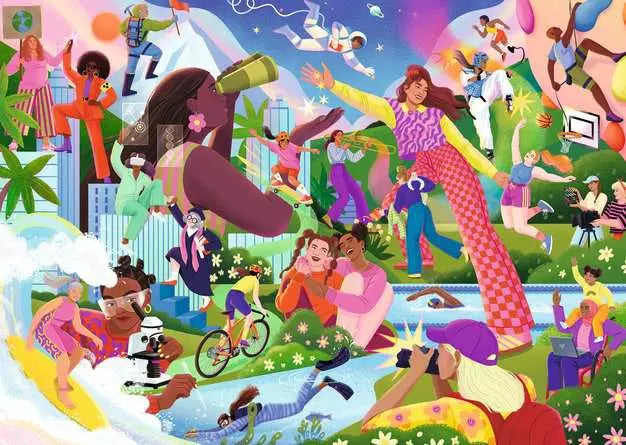 RAVENSBURGER 1000 PC THE POWER OF HER