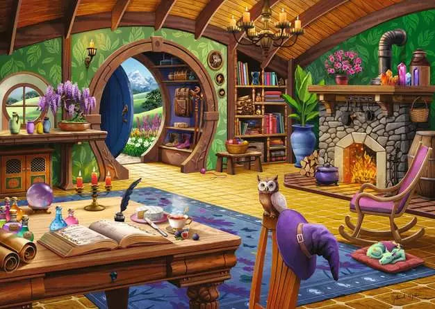 RAVENSBURGER 1000 PC CHARMED COTTAGE