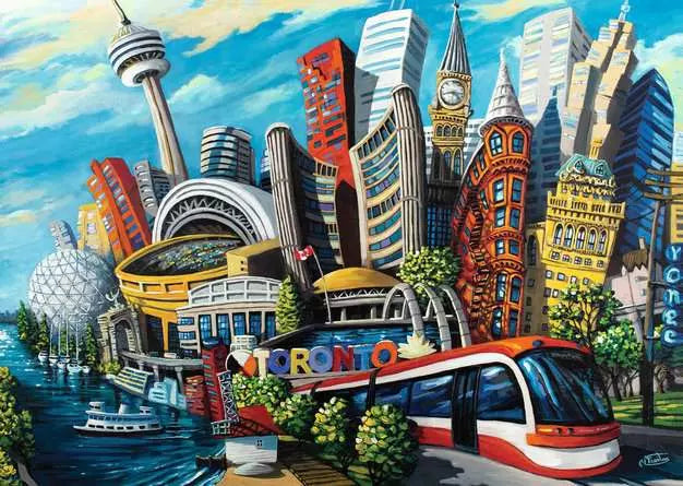 RAVENSBURGER 1000 PC TORONTO
