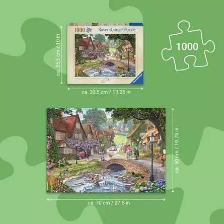 RAVENSBURGER 1000 PC LEISURE DAYS 13: LAZY DAYS BY THE STREAM
