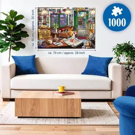 RAVENSBURGER 1000 PC ENCHANTED BOOK LOVER'S SHOP