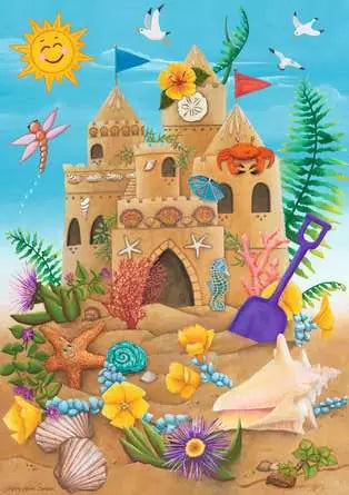 RAVENSBURG 35 PC SUNSHINE SANDCASTLE