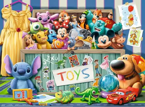 RAVENSBURGER 100 PC DISNEY PIXAR TOYBOX COLLECTION