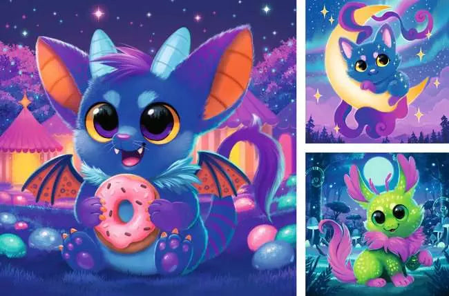 RAVENSBURGER 3 X 49 PC LITTLE DEMONS
