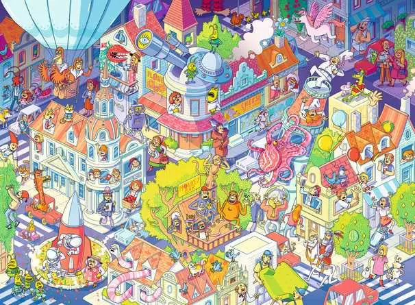 RAVENSBURGER 100 XXL A DAY IN CHAOSVILLE