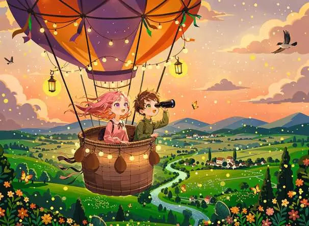 RAVENSBURGER 300 XXL COZY SUNSET SKY RIDE