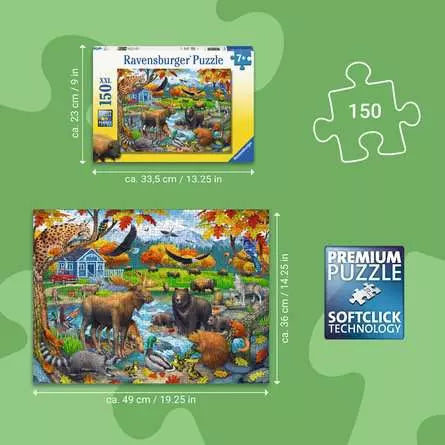RAVENSBURGER 150 PC WILDLIFE GATHERING