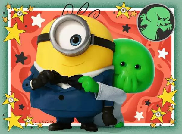 RAVENSBURGER 4 PUZZLES IN A BOX MINIONS
