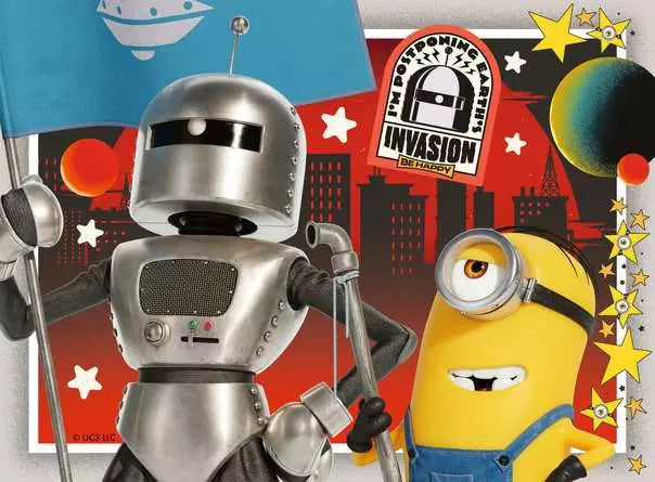 RAVENSBURGER 4 PUZZLES IN A BOX MINIONS