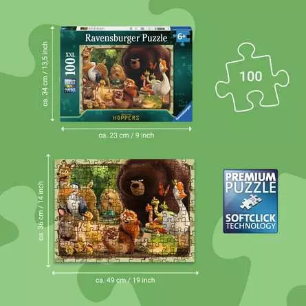 RAVENSBURGER 100 XXL DISNEY PIXAR HOPPERS