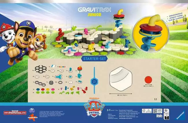 RAVENSBURGER GRAVITRAX JUNIOR PAW PATROL STARTER SET