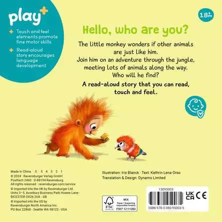 RAVENSBURGER ARE YOU A MONKEY LIKE ME?