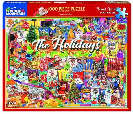 WHITE MOUNTAIN 1000 PC THE HOLIDAYS